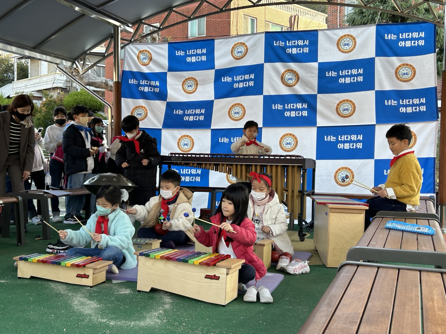 마림바 연주