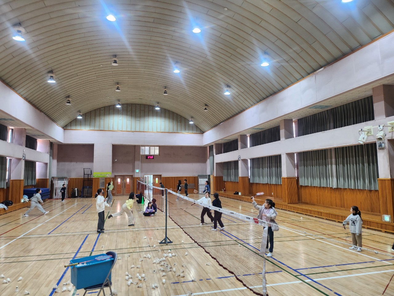  5. 배드민턴 수업시간.