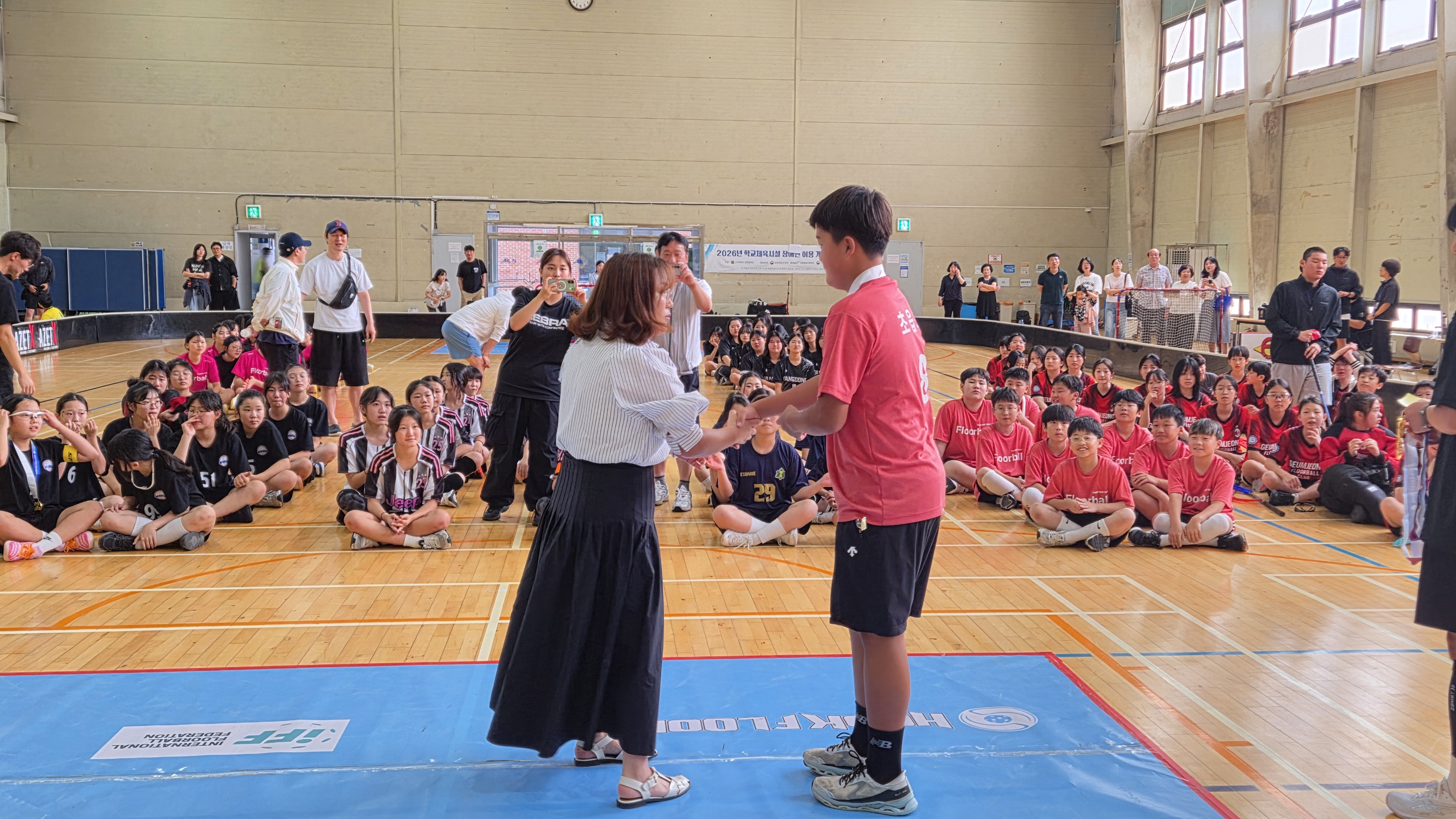 플로어볼 시상식