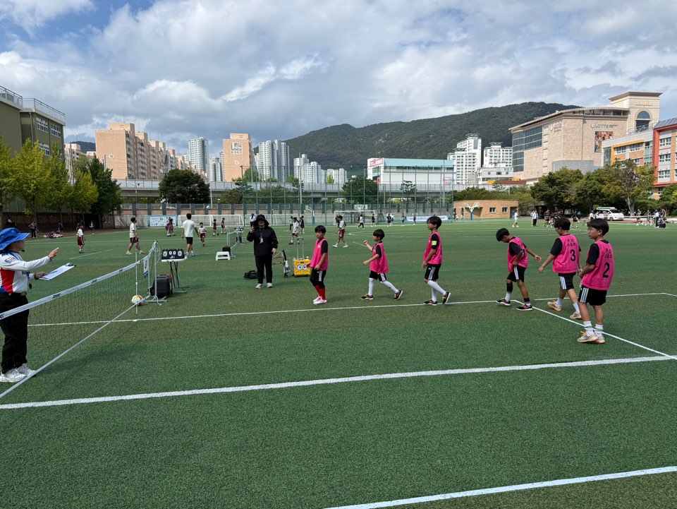 족구 경기 사진